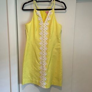 Lilly Pulitzer yellow shift dress